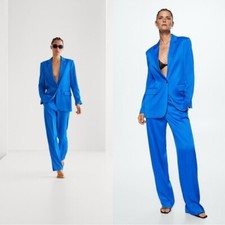 Mango Flowy suit trousers Set