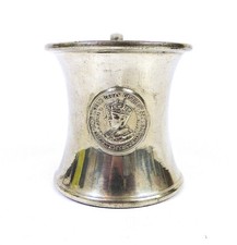 Small Vintage Pewter Altrincham Urban District Council 1937 Coronation Tankard