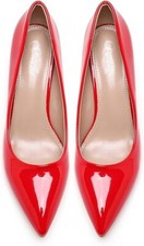 Gizelle Women’s Mid Heel Court Shoes – Pointed Toe Office, Party & Wedding Heels