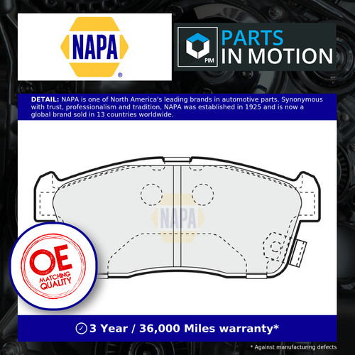 Brake pads set fits daihatsu - brake,