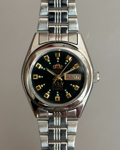 Orient star black dial 21j - star,