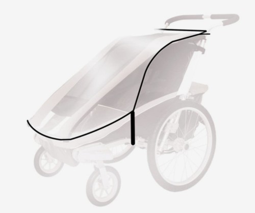 Rain cover for thule chariot - rain,