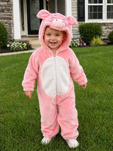 Kids pink pig costume - pink,