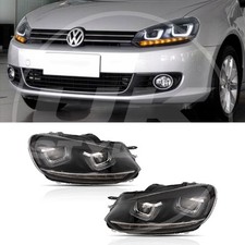 LED HEADLIGHTS WITH SEQUENTIAL INDICATOR FOR VW VOLKSWAGEN GOLF MK6 2008-2013