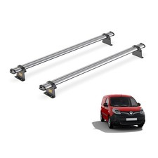 Renault Kangoo Roof Rack for 2008+ 2x Steel Roof Bars Van Guard Ultibar Trade