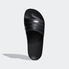 Adidas Men’s Adilette Aqua Slides Black Shower-Friendly Sandals