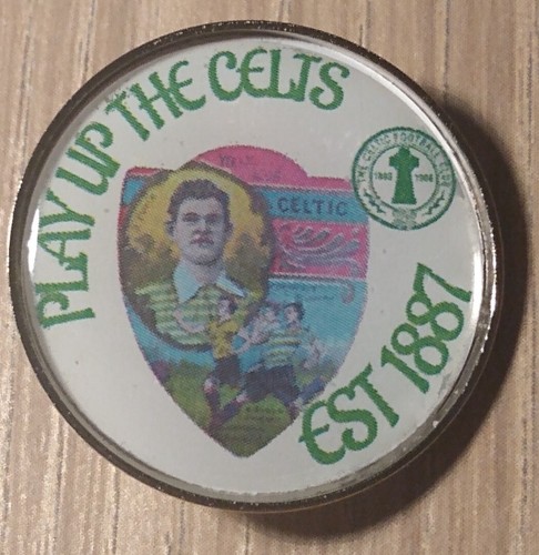 Retro celtic pin badge - retro,