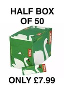 SWAN GREEN STANDARD Regular Smoking Cigarette Rolling Papers 50 HALF BOX