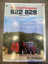 Massey Ferguson 822 828 Round Balers Brochure