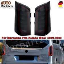 Rear Tail Light Lamp Left Right For Mercedes Vito W447 16-22 Smoked Black
