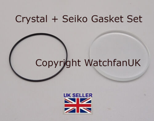 Seiko crystal plus gasket fits - crystal,
