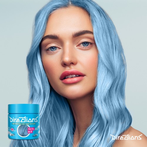 Pastel blue riche - blue,