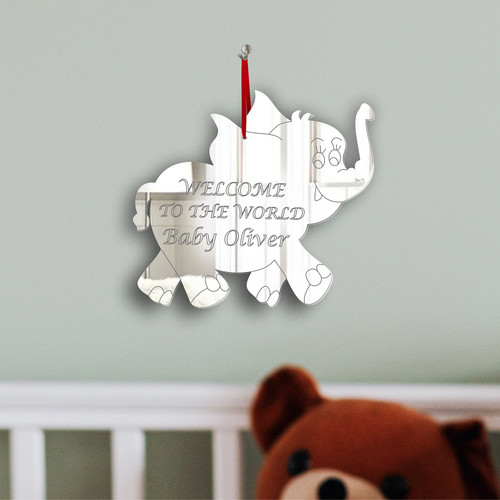 Personalised acrylic mirror - acrylic,