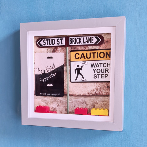 Lego inspired frame - lego,