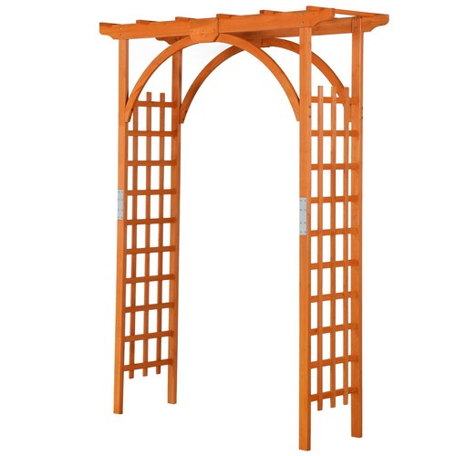 7ft wooden garden arch arbor - garden,