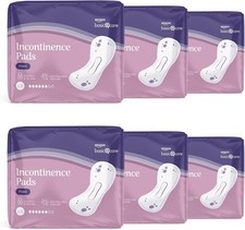 Amazon Care Incontinence Pads Maxi 224 (28x8) Unscented Heavy Absorbency BULK