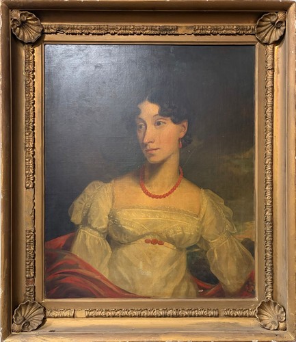 Antique 19thc oil painting - antique,