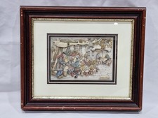 Anton Pieck 3D Framed Art – Flower Market Scene by APRO International
