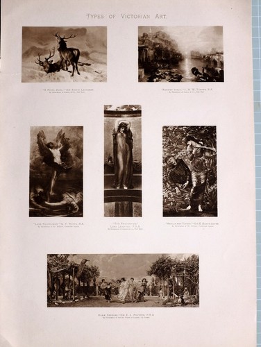 1901 print victorian art love - print,