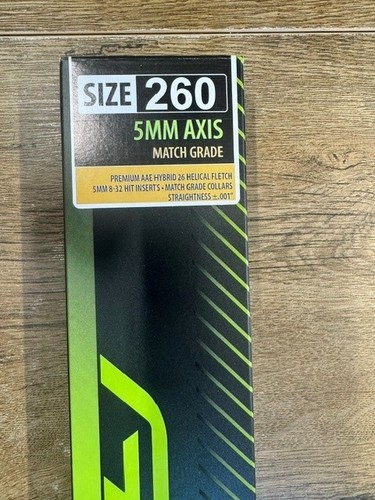 Easton 5mm axis arrows 260 - 5mm,