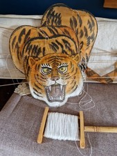 Stunning Vintage Jointed Hand Painted Chinese Tiger Kite Huzhou Fengxiang Kite