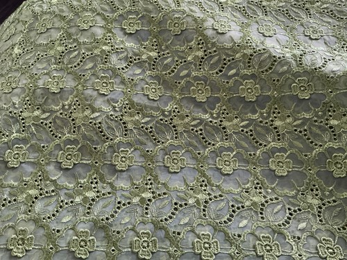 African lace guipure - guipure, lime