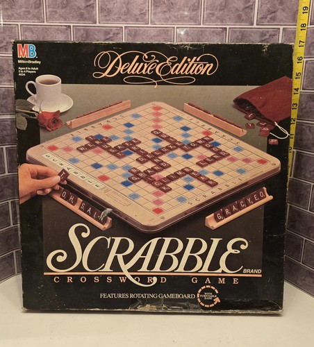 Vintage scrabble deluxe - vintage,