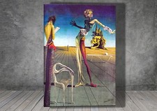 Salvador Dali Woman with Head of Roses CANVAS  PAINTING ART PRINT POSTER 1590