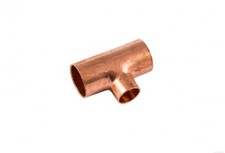 Unequal Tee  End Feed 22mm x