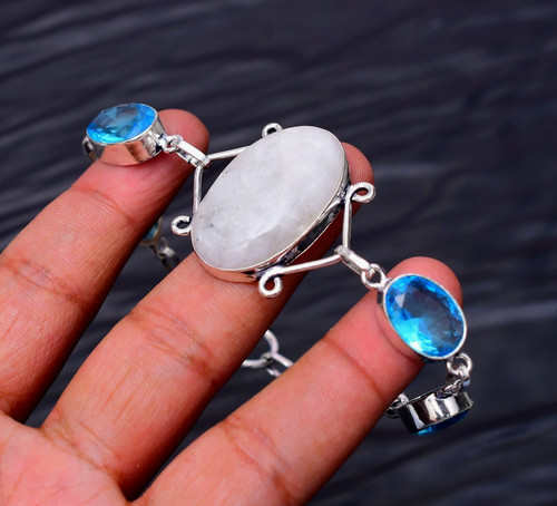 Moonstone gemstone 925 - moonstone,