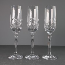 Vintage Clear Glass Champagne