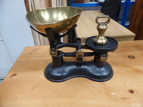 Vintage cast iron - iron, brass