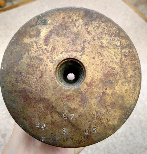 Trench art ornamental brass - art,