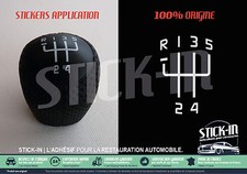 Autocollant Stickers Pommeau Renault Clio 16S 16V S V valvers válvulas Gear knob