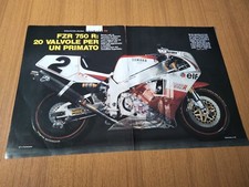 1991 YAMAHA FZR 750 R MOTO DI FABRIZIO PIROVANO TECNICA CARATTERISTICHE VINTAGE