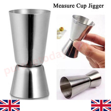 Measure Cup 25ml/50ml Jigger Single Double Shot Short Drink Spirit Cocktail Cup