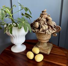 Vintage Coastal Shell Urn