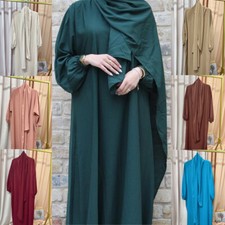 Women Abaya Muslim Long Maxi