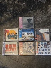 Bon Jovi Lot 7 Japan CDs OBI