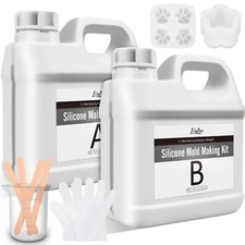 Molds Making Kit 5 Gallon Translucent 15A Liquid Silicone Rubber Mold Making 1