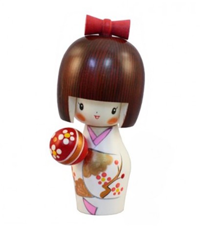 Kokeshi doll - doll, (temari)