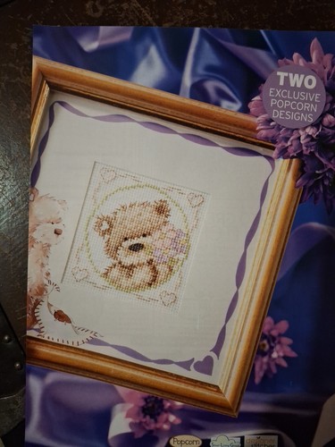Small cross stitch kit - cross, chart