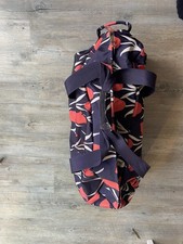 Tripp Floral Luggage Set Suitcase Bag Tulip Pattern Pre-Owned Holiday Accessory 