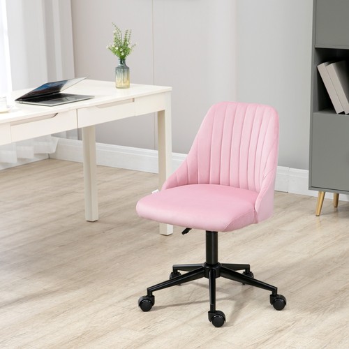 Armless office chair velvet - office,