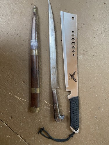 Decorative sword knife carved - decorative,