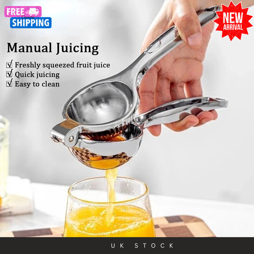 Stainless steel lemon squeezer - stainless,