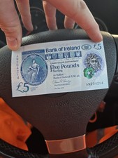 Bank Of Ireland £5 Note 2017