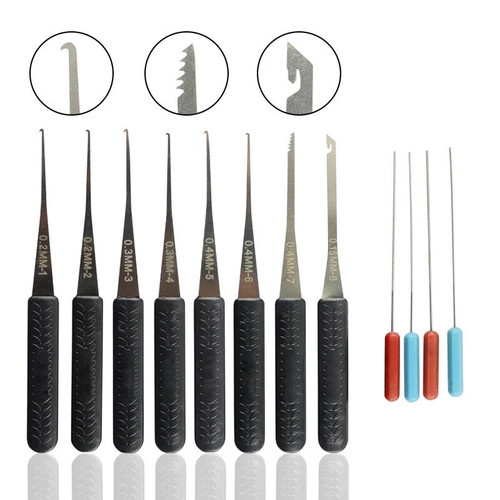 12pcs broken key - key, extractor