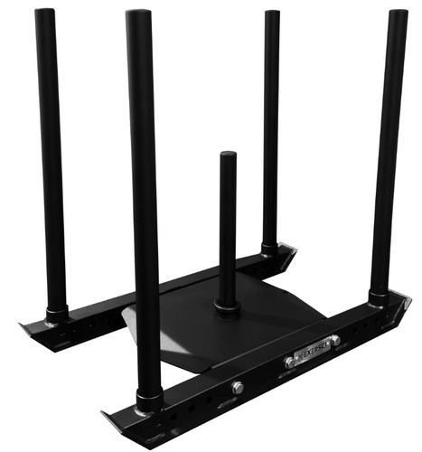 Exersci gym sled poles - sled,