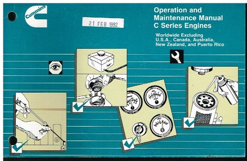 Cummins series 27l 6 cyl - cummins, 8.27l